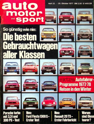Deckblatt Auto Motor und Sport (22/1977)